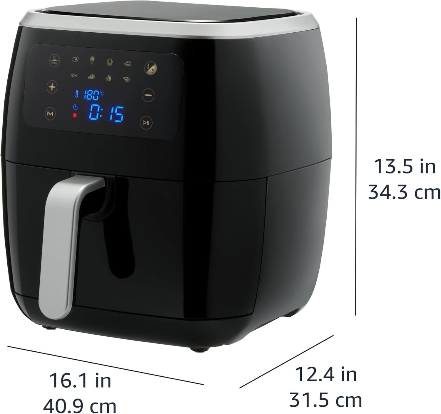 6L Digital Air Fryer | Touchscreen | 8 Presets | No-Oil Cooking