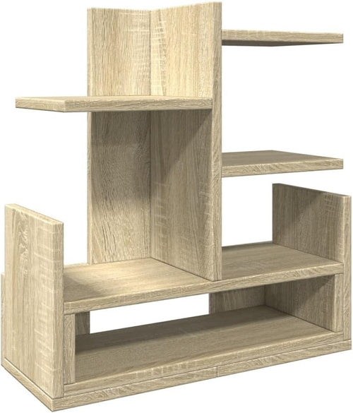 Desk Organizer Tray Sonoma Oak – Engineered Wood Multi-Level 49x20x52.5 cm
