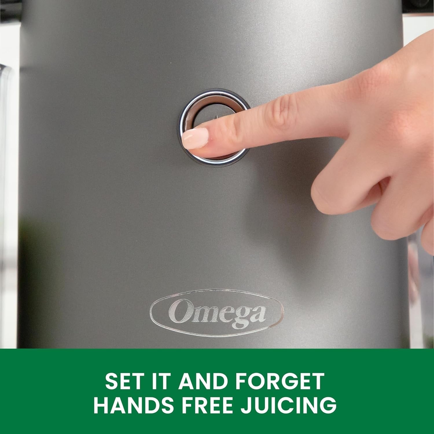 Grey Cold Press Juicer 2L Extra Large Hopper Auto Reverse Easy Clean