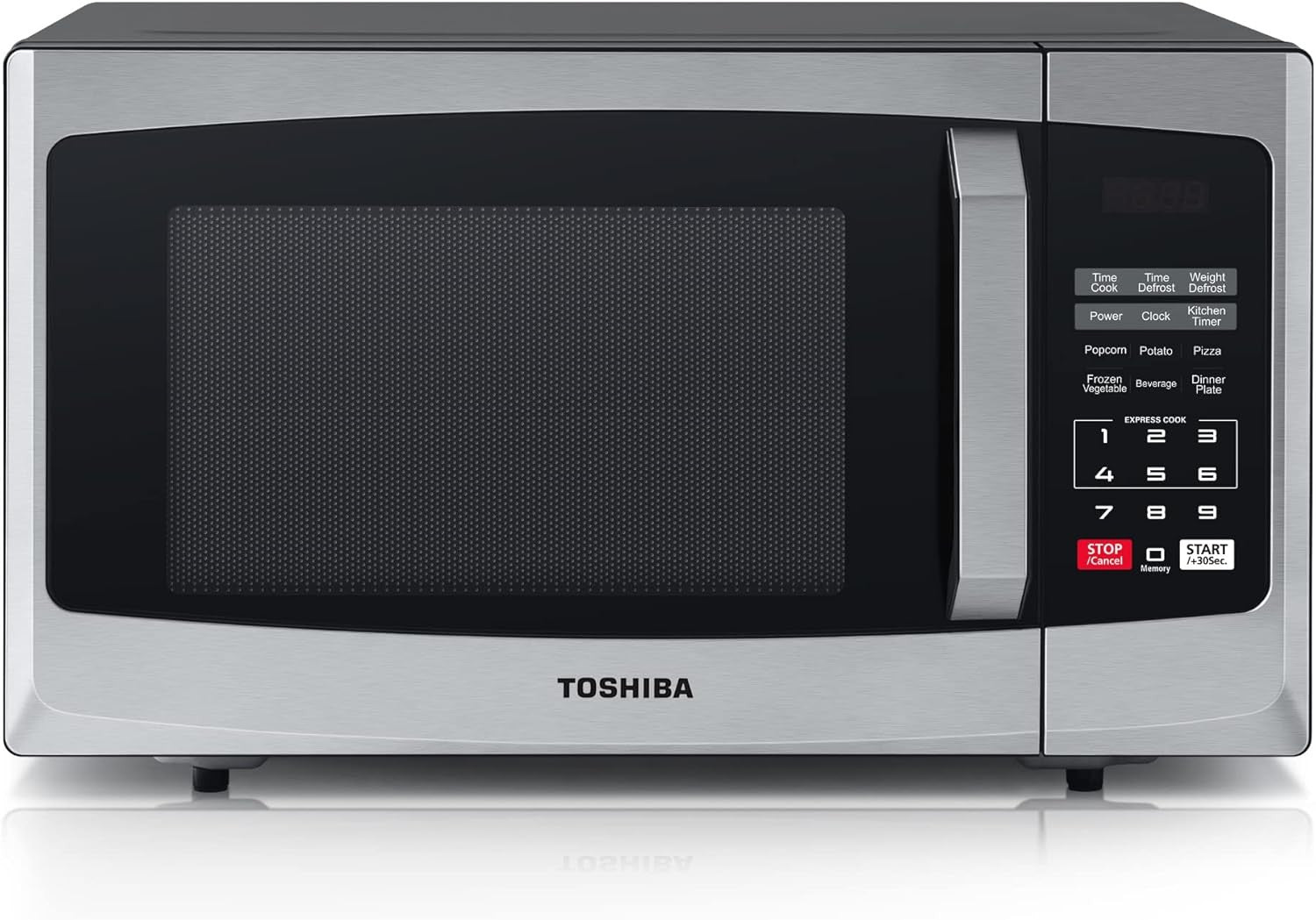 Stainless Steel 23L 800W Digital Microwave Auto Cook