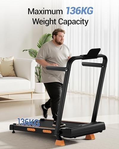 Under Desk Walking Treadmill 16% Incline Foldable 10KM/H Home Gym