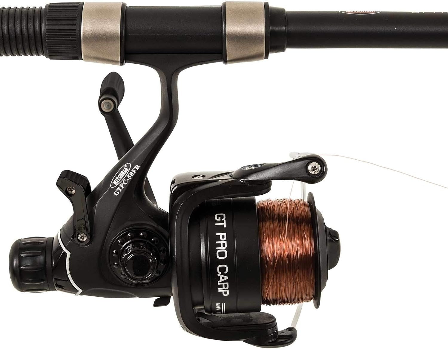 Complete Carp Fishing 2-Rod & Reel Set 3.32m With Alarms & Holder