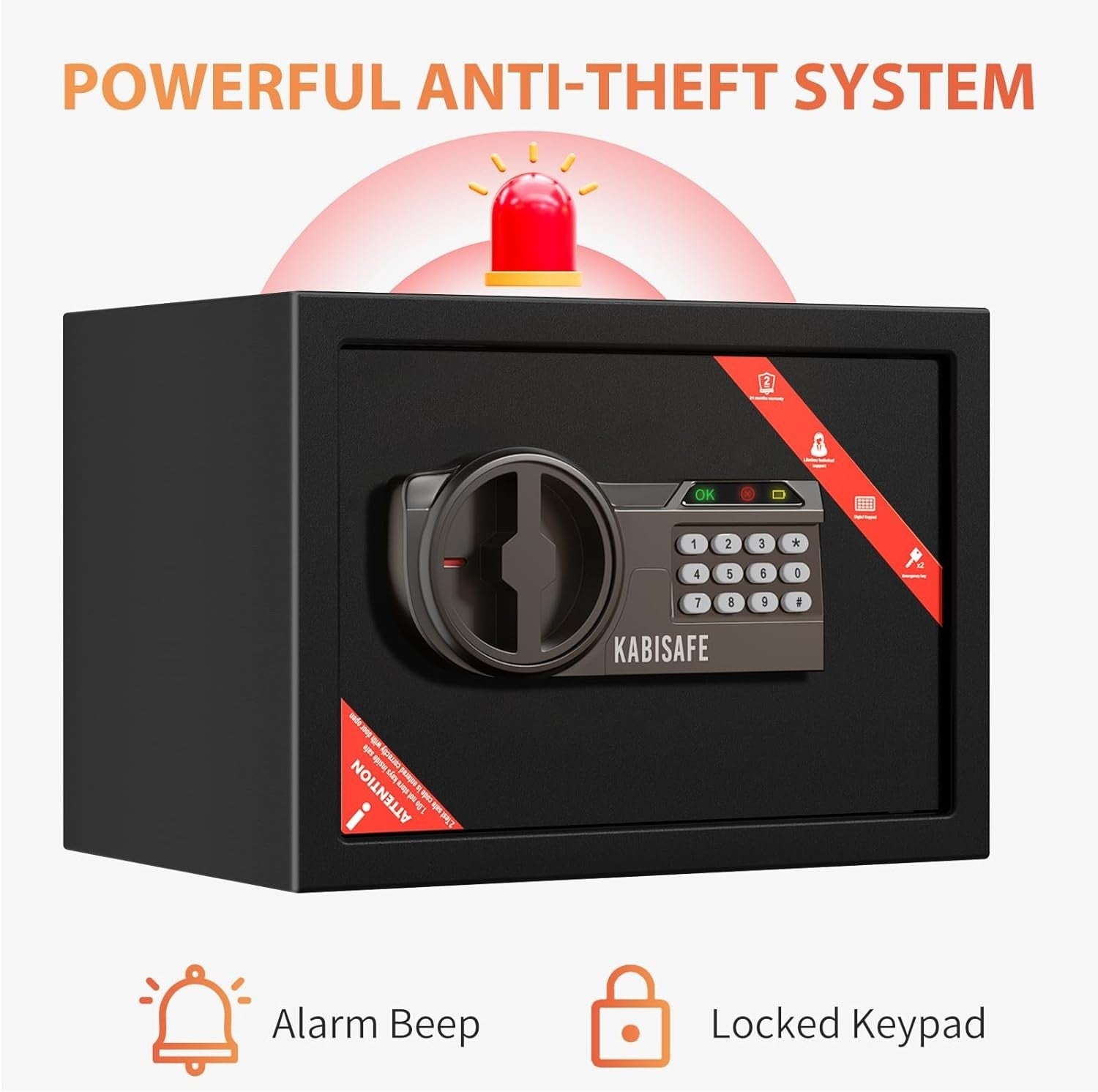 17L Digital Safe Box Security Lock Cash Jewellery Home Office Safe