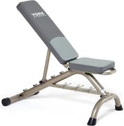 Adjustable Foldable Workout Bench 90° Upright Dumbbell Home Trainer