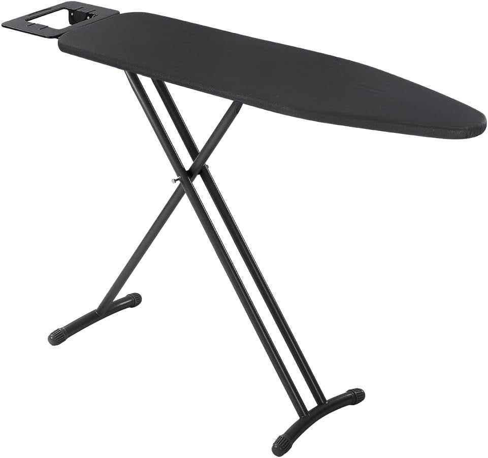 Full Size Ironing Board 131x33cm Adjustable Height Heat Resistant