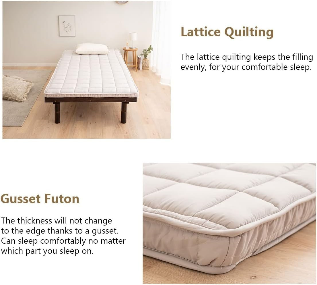 Japanese Floor Mattress Futon Foldable Tatami Bed Guest Sleeping Pad