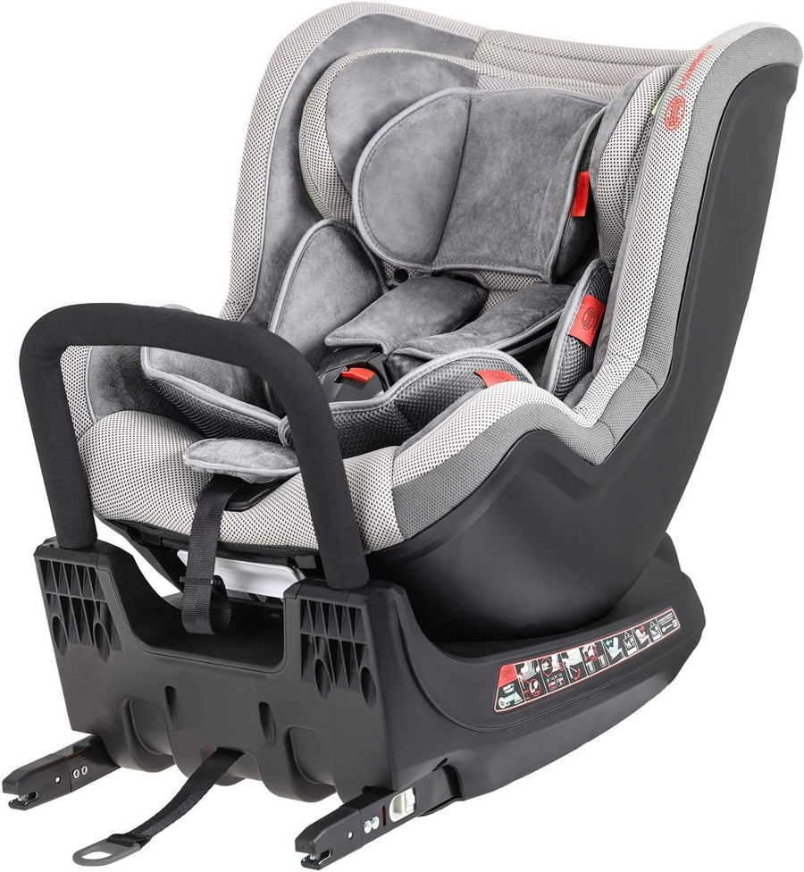 360° Rotating ISOFIX Baby Car Seat Group 0+/1 Rear Forward Facing