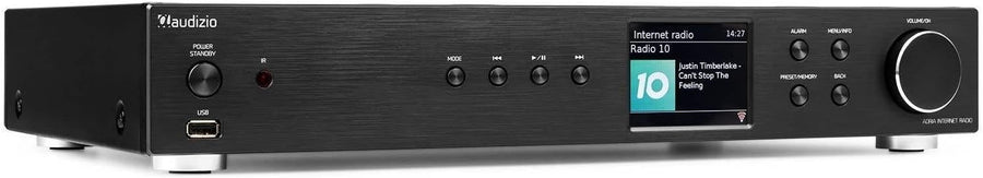 WiFi Internet Radio Tuner DAB FM Bluetooth Spotify Connect LCD Black