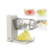 Electric Ice Shaver Snow Cone Maker USB Rechargeable Stainless Blades