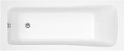Modern White Gloss Single Ended Straight Acrylic Bath 1500x700mm Square Tub