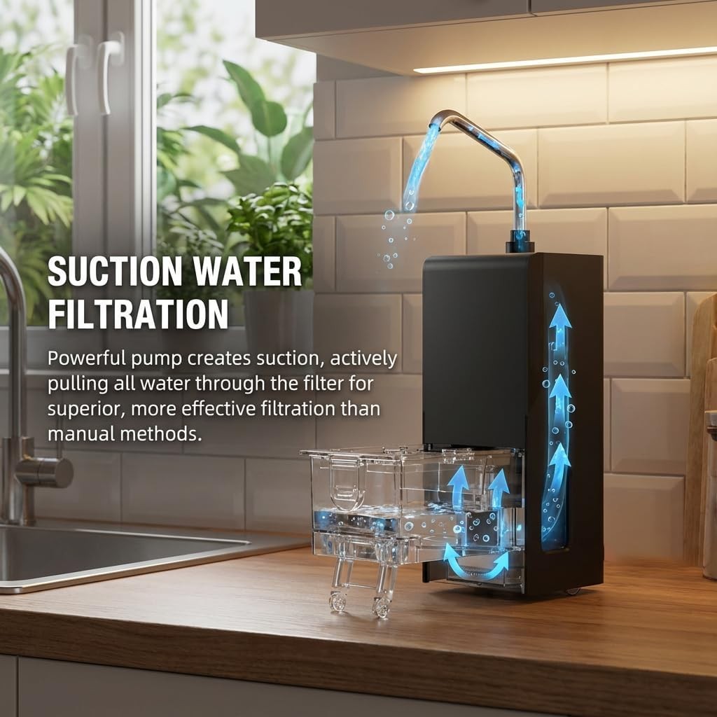 Ultrasonic Vinyl Record Cleaner Water Dispenser Built In Filtration