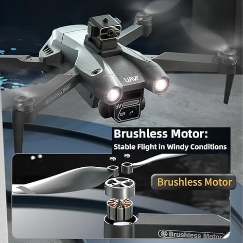 4K HD Drone with LCD Screen GPS Auto Return Obstacle Avoidance Brushless