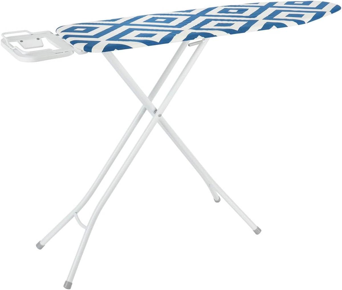 Adjustable Folding Ironing Board with Iron Rest Lightweight Compact Blue