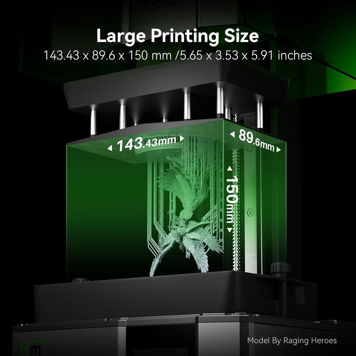 4K Resin 3D Printer Auto Level Beginner MSLA High Detail Desktop