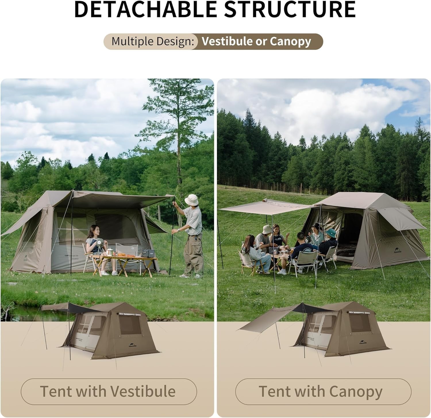 Pop Up Camping Tent 2 4 6 8 Man Waterproof Automatic Easy