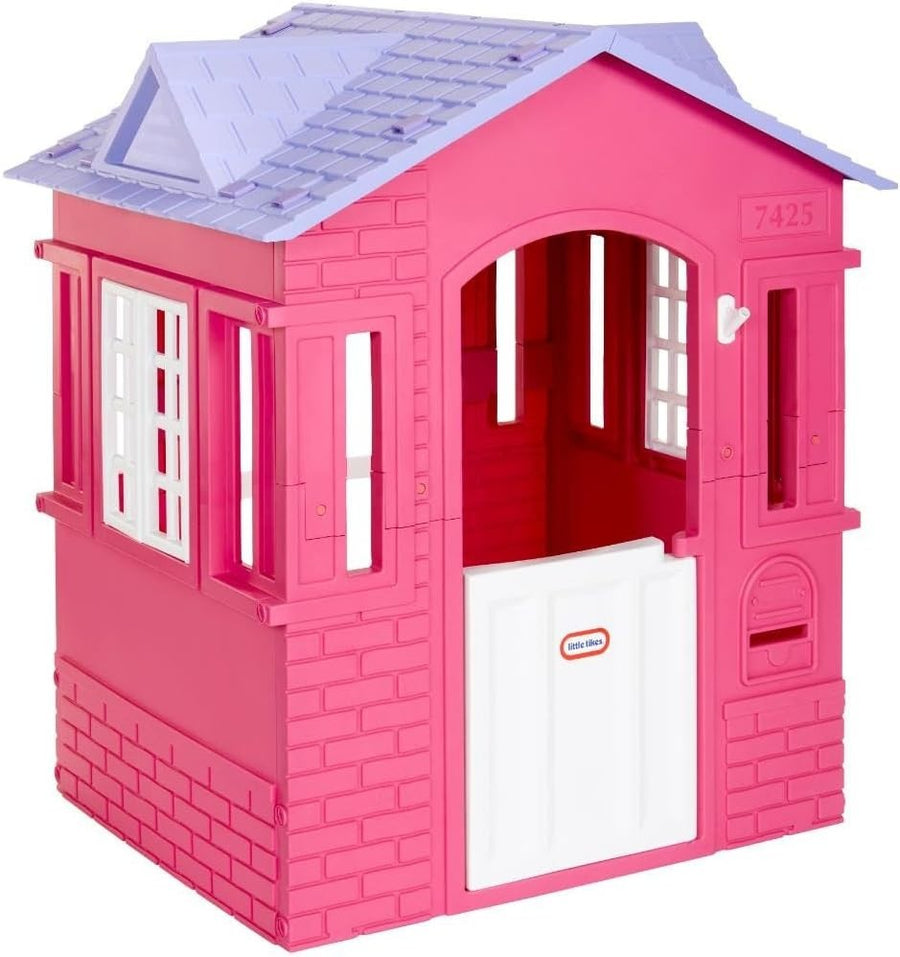 Kids Princess Cottage Playhouse Pink Indoor Outdoor House Age 2+