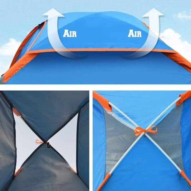 2 Man Pop Up Camping Tent Waterproof Automatic