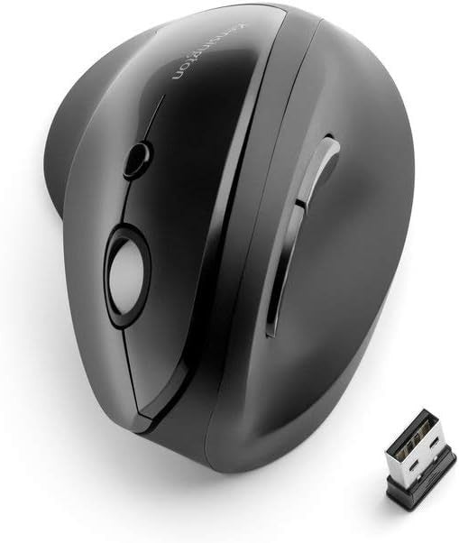 Vertical Ergonomic Wireless Mouse 4 Button 2.4GHz Comfort Grip