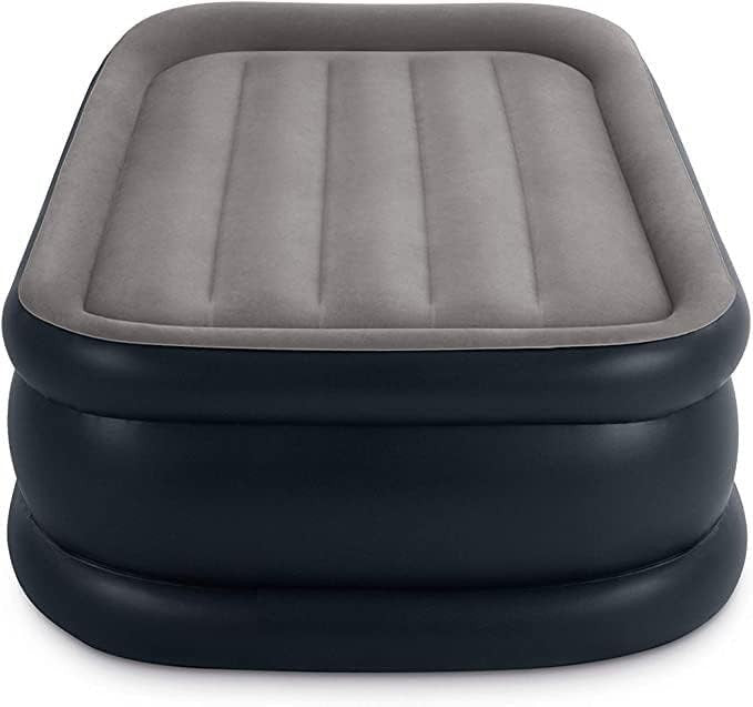 Twin Inflatable Air Mattress with Pillow Rest Fiber-Tech Quick Inflate 136kg Max