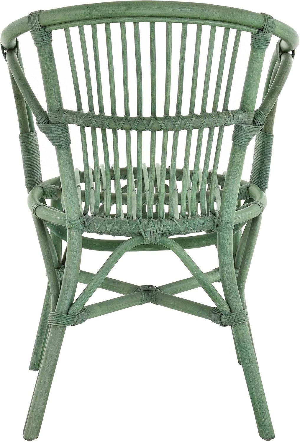 Scandinavian Rattan Wicker Chair Natural Handmade Indoor Lounge Armchair