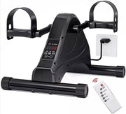 Compact Under Desk Elliptical Pedal Trainer LCD Rehab Arm Leg