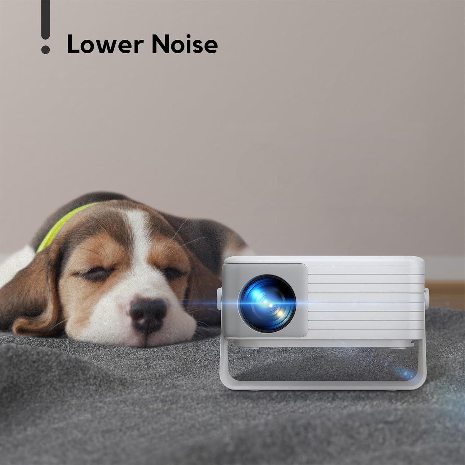 Mini 1080P Projector 15000L 360° Auto Keystone Portable HDMI USB