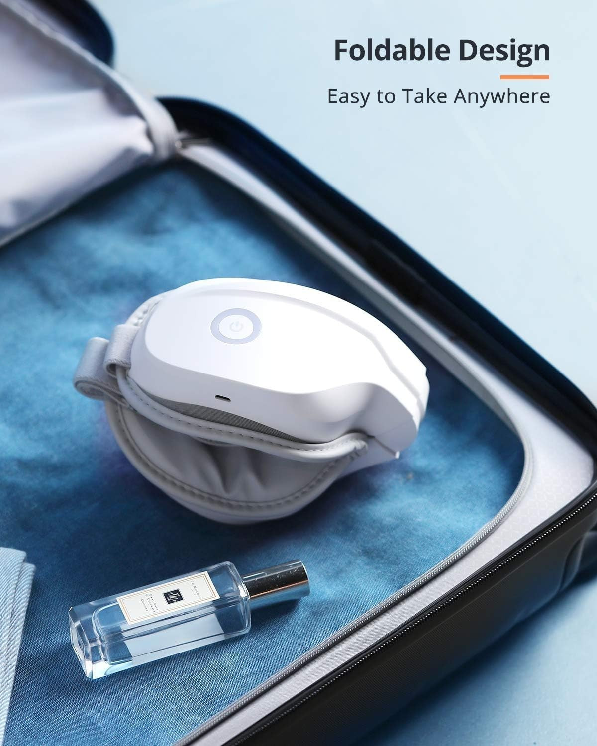 Heated Eye Massager Compression Vibration Bluetooth Sleep Aid