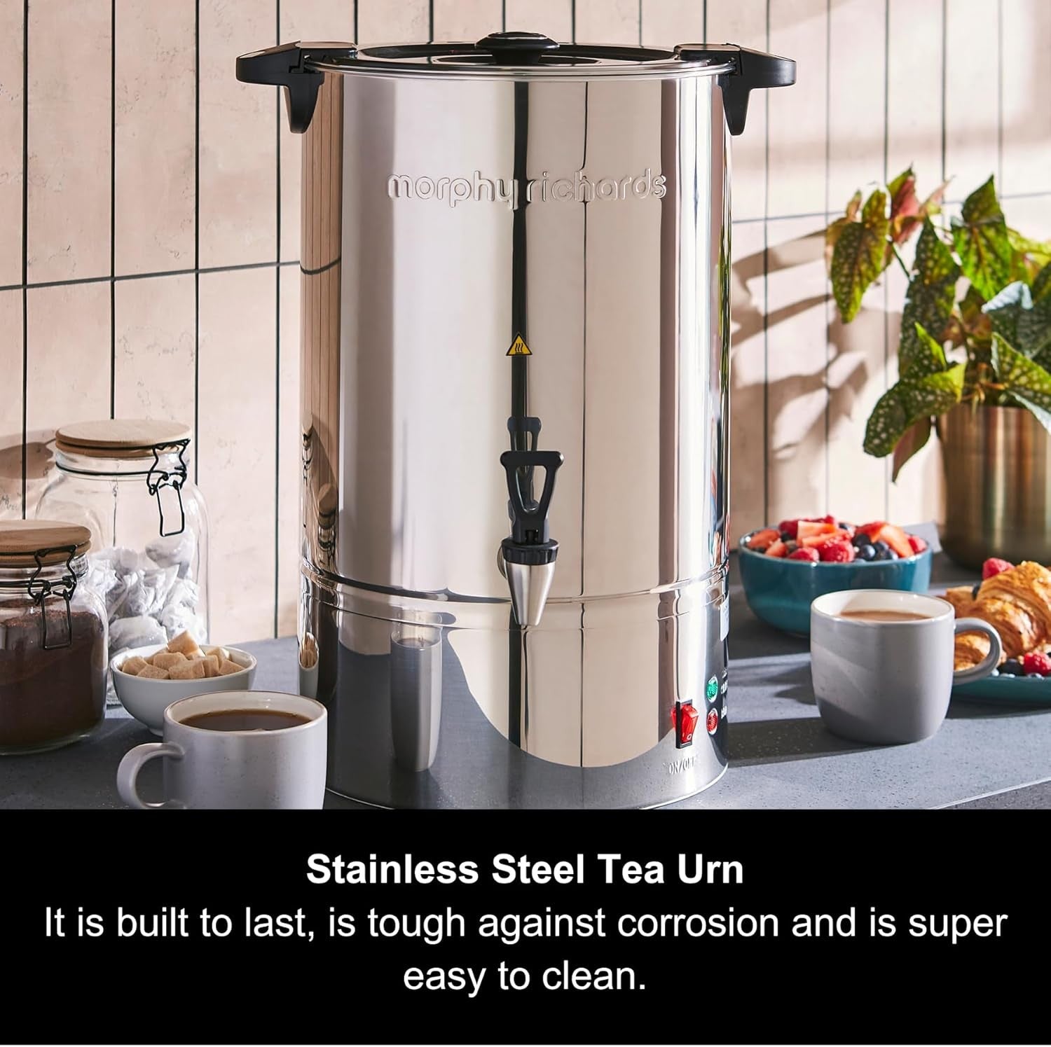 20L Commercial Hot Water Urn Stainless Steel Fast Boil Catering Dispenser