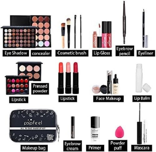 All In One Makeup Set 24 PCS Palette Kit Gift for Teens & Women