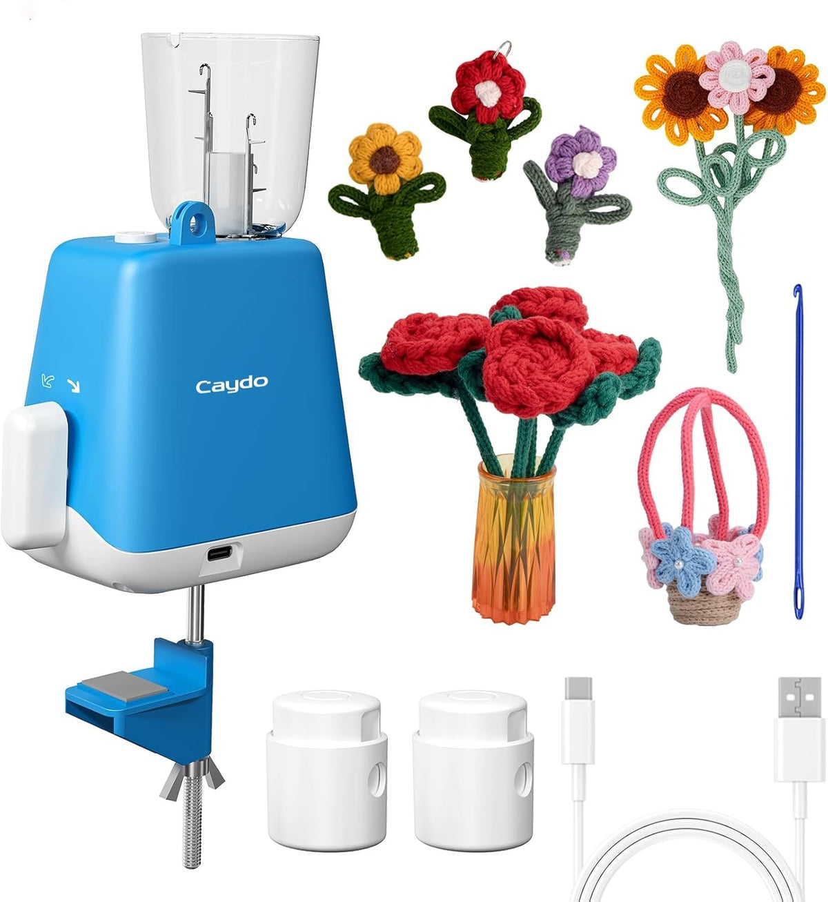 Electric iCord Knitting Machine Automatic Wool Cord Maker DIY Crafts