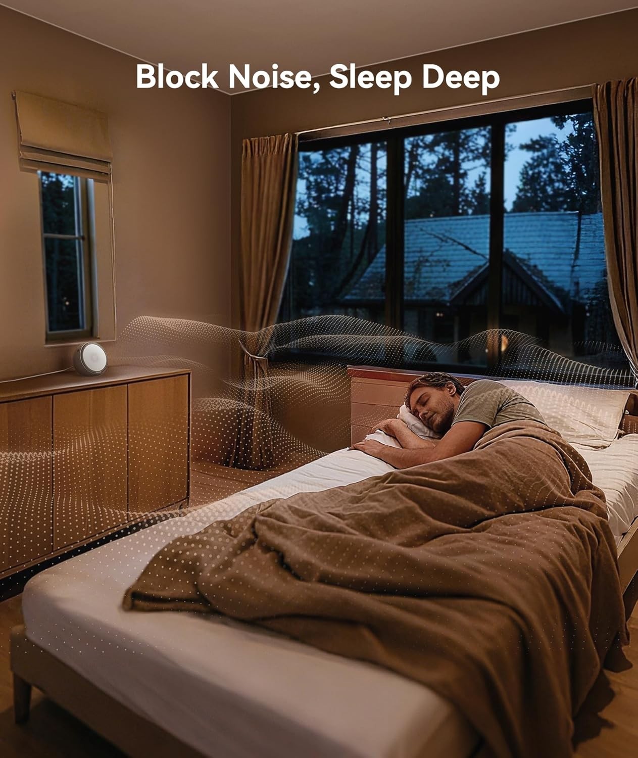 White Noise Machine for Sleep & Relaxation | 29 Soothing Sounds, Bluetooth, Time