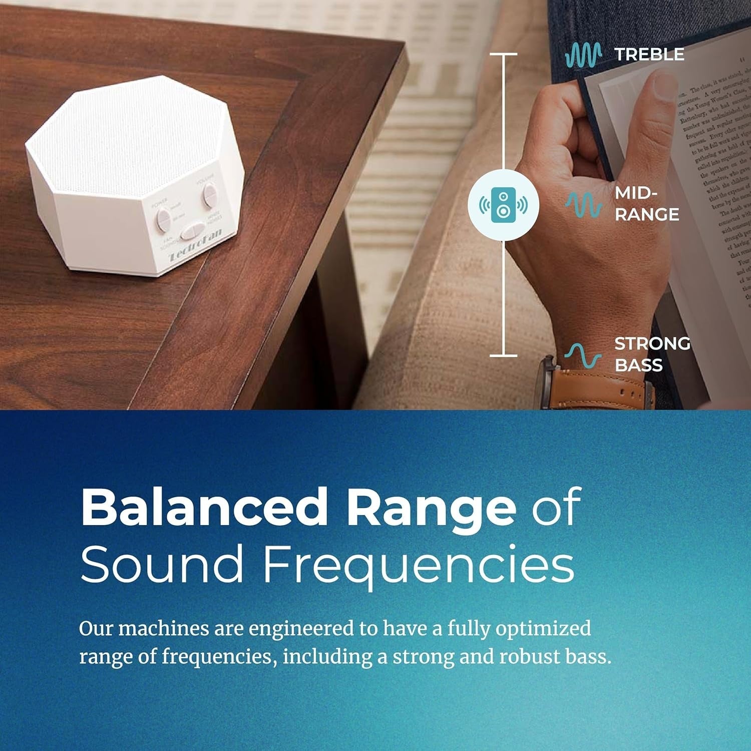 White Noise Machine & Fan Sounds for Sleep, Travel, and Sound Masking