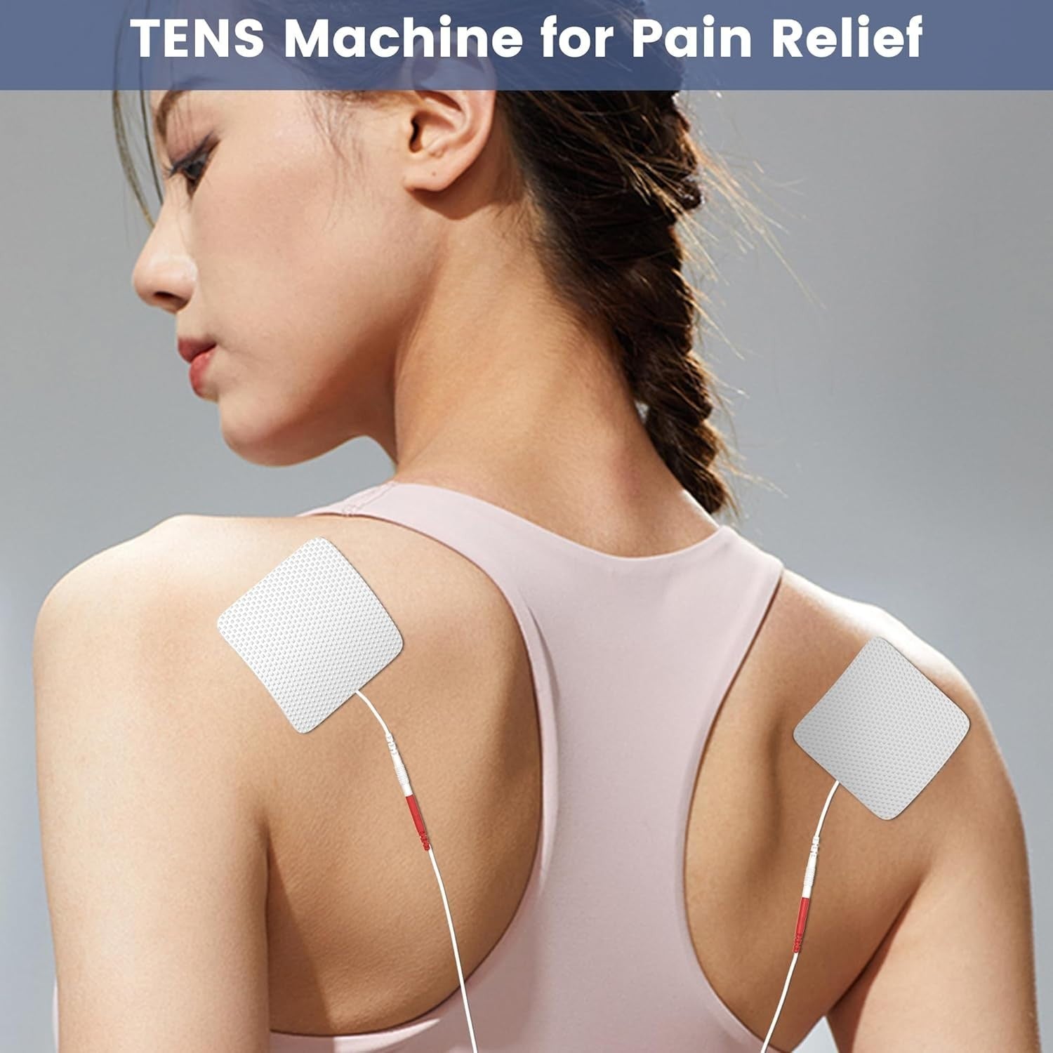 Foot Circulation Massager EMS Muscle Stimulator Pain Relief TENS Pads 20 Levels