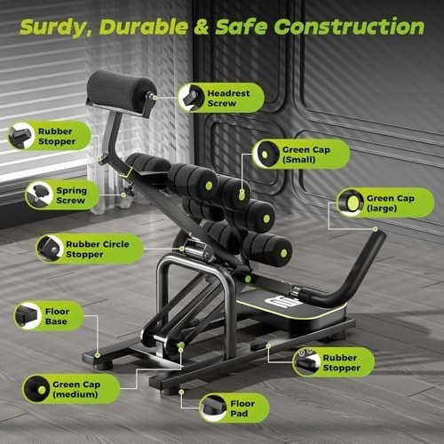 Mini Inversion Chair for Back Pain Relief  Foldable Spine & Neck Stretcher