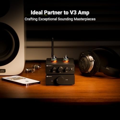 P3 Tube Preamp Bluetooth Headphone Amp RCA AUX HiFi Stereo Mini