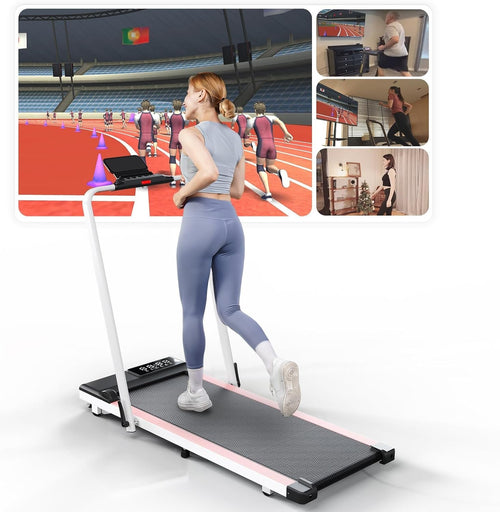 Foldable Home Treadmill 12KPH Walking Running Machine with App Control