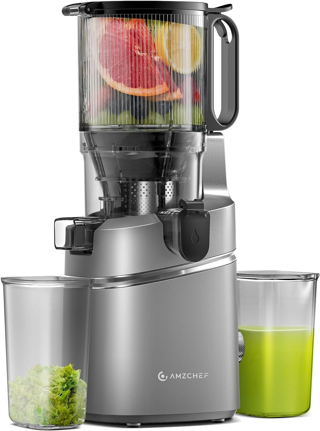 Cold Press Juicer 250W Self Feeding 145mm Opening Large 2L Capacity