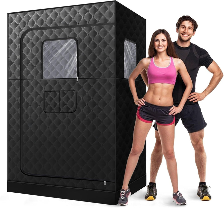 XL Portable Steam Sauna Tent 2-Person – Home Full Body Spa Box 71"