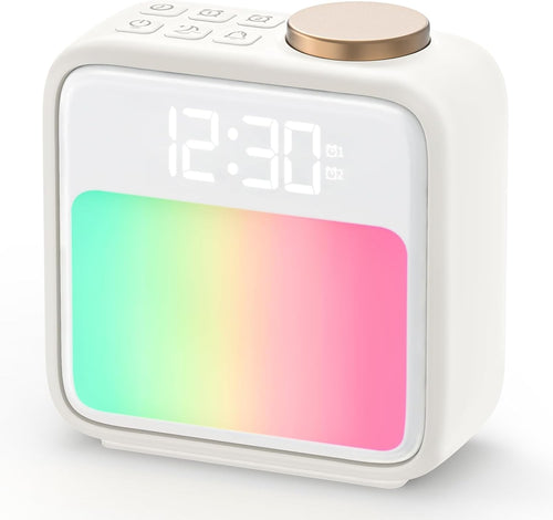 Sunrise Alarm Clock Wake Up Light Heavy Sleepers Night Light Dual Alarm