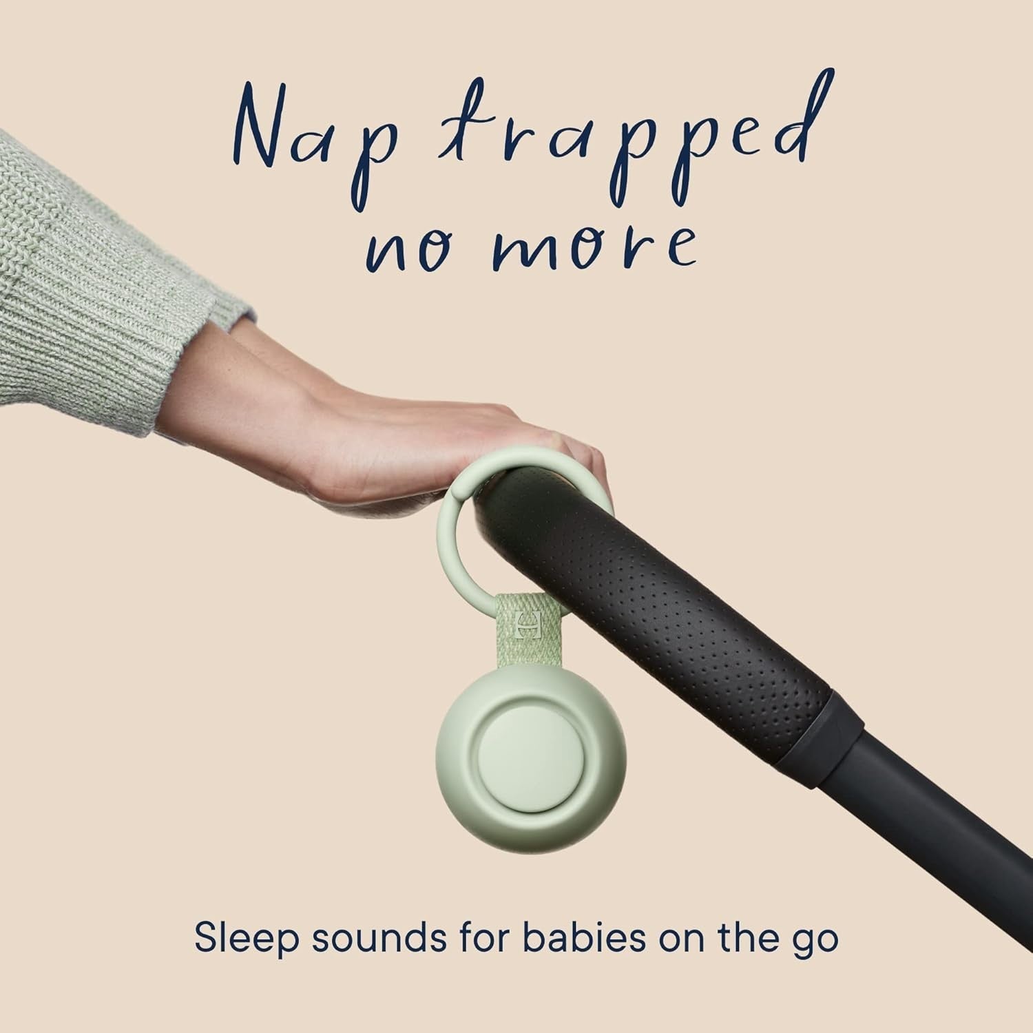 Portable Baby Sound Machine | 10 Sleep Sounds | Rechargeable Travel White Noise
