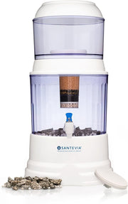 Gravity Water Filter System Alkaline Countertop Dispenser Fluoride Removal