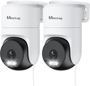 2.5K 4MP PTZ WiFi Security Camera Outdoor 360° AI Tracking Alexa