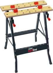 Portable Folding Workbench Heavy Duty Steel Frame Dual Clamping Multi-Purpose