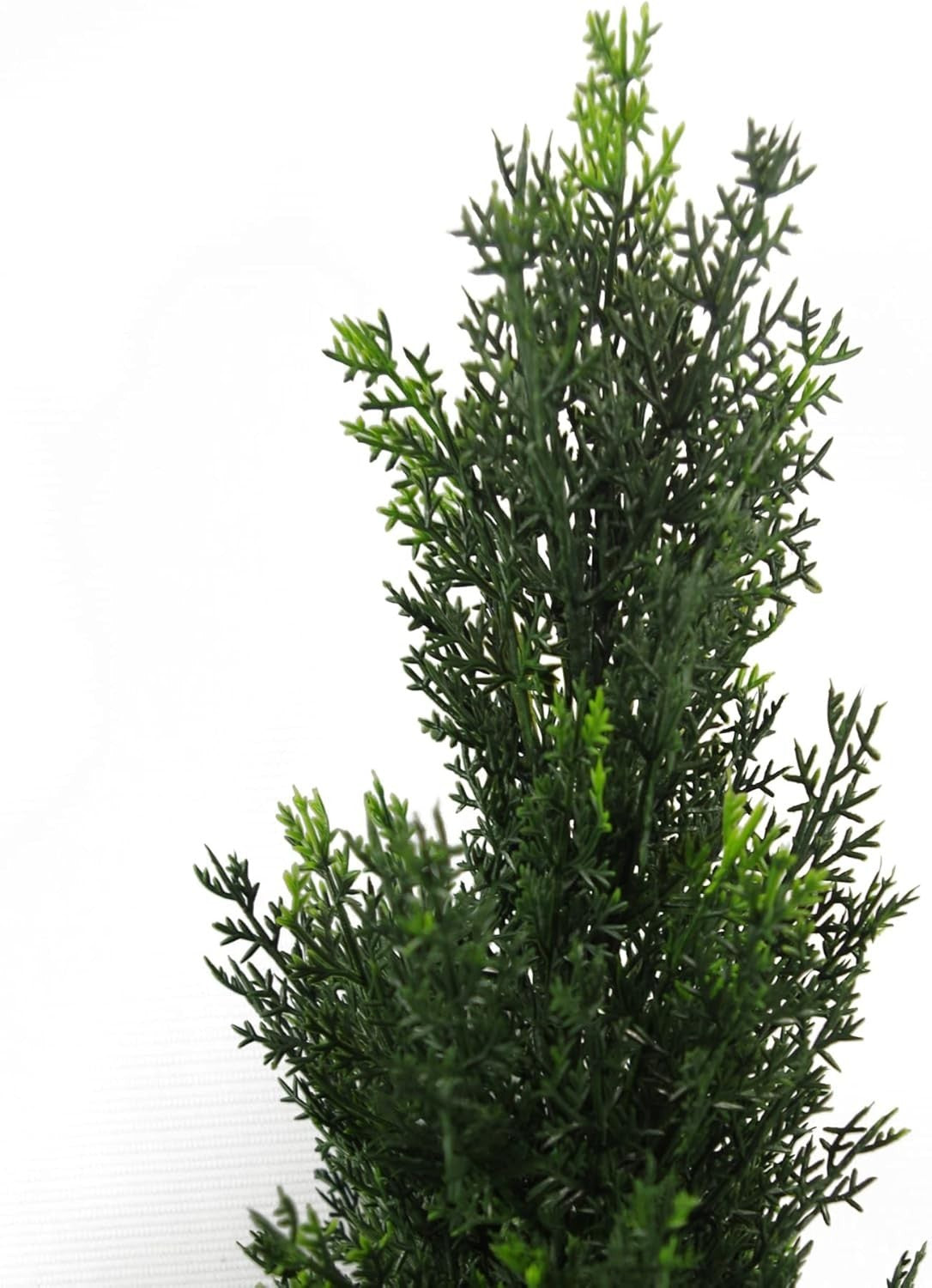 90cm Artificial Cedar Cypress Topiary Tree UV Protected in Weighted Pot Decor