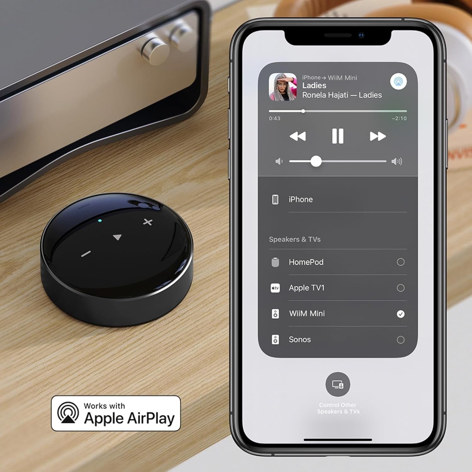 2 Wireless Audio Streamer Hi-Res Multiroom Alexa