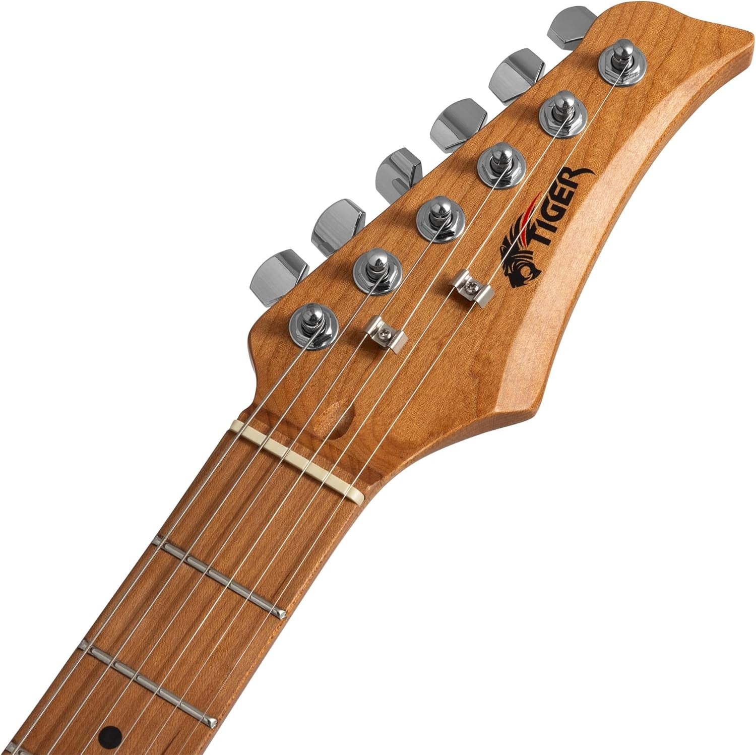 Full Size Electric Guitar SSS 3 Single Coil Maple Neck Blue