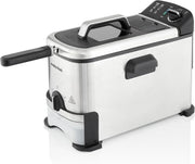 3L Deep Fat Fryer Stainless Steel Auto Oil Filtration Viewing Window