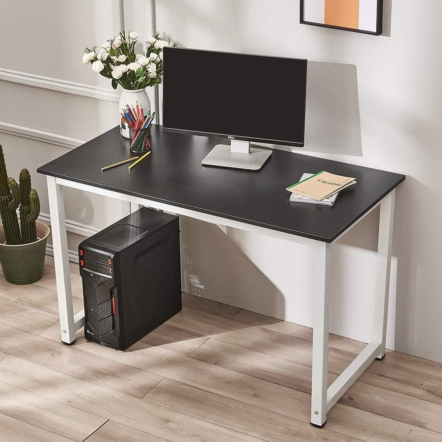 Computer Desk 120cm Black Home Office Study Table PC Laptop Workstation