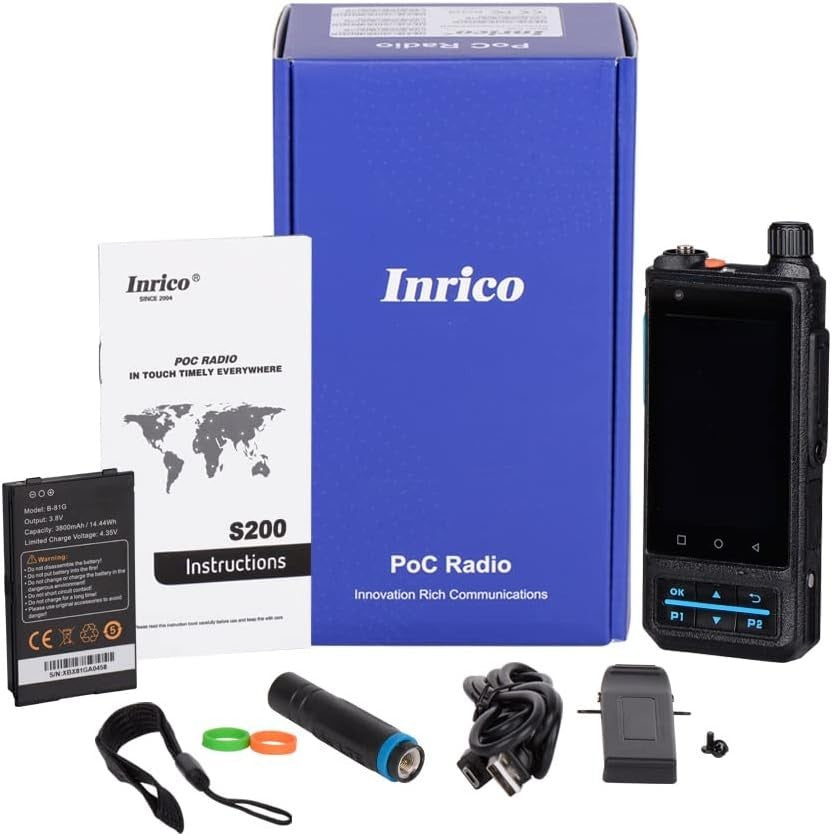 Network Walkie Talkie GPS Android PTT LTE 4G Waterproof Radio Phone