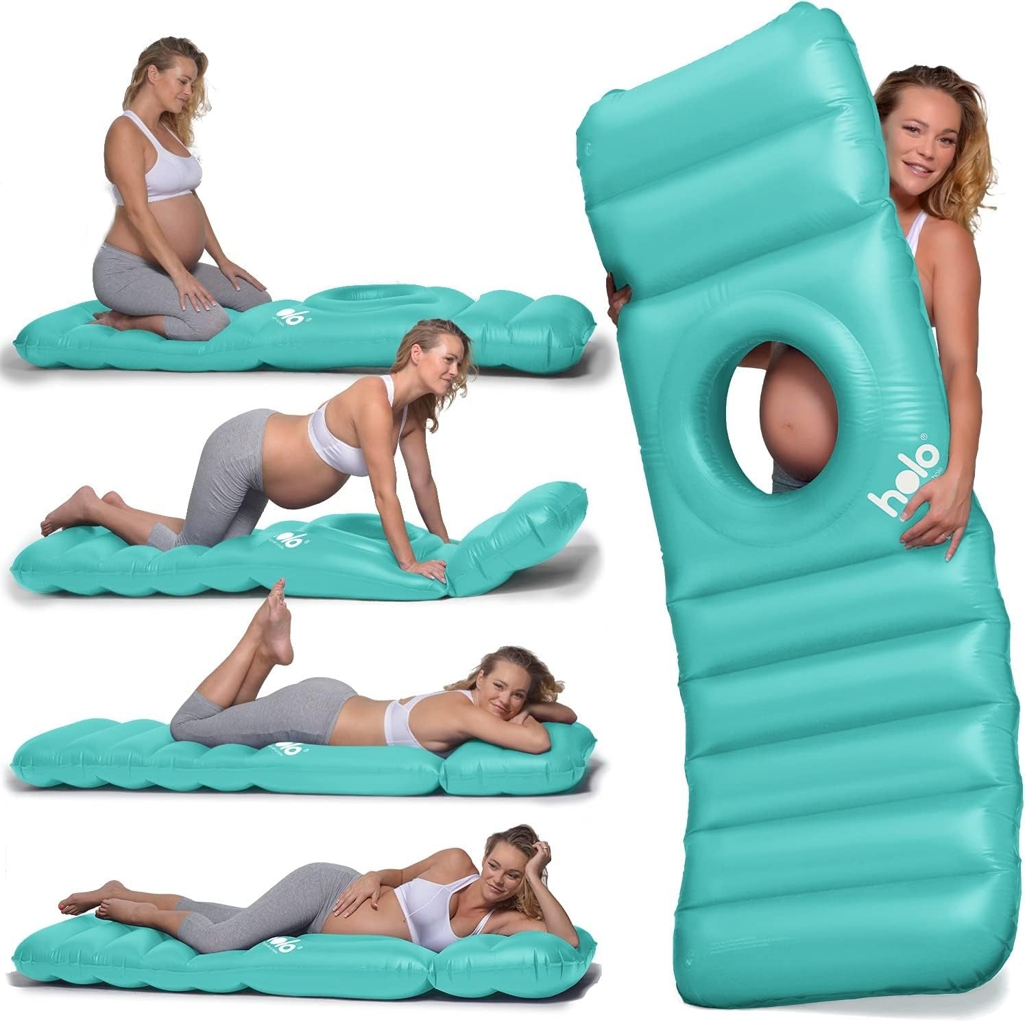 Pregnancy Pillow Inflatable Belly Support Full Body Maternity Sleep Cushion